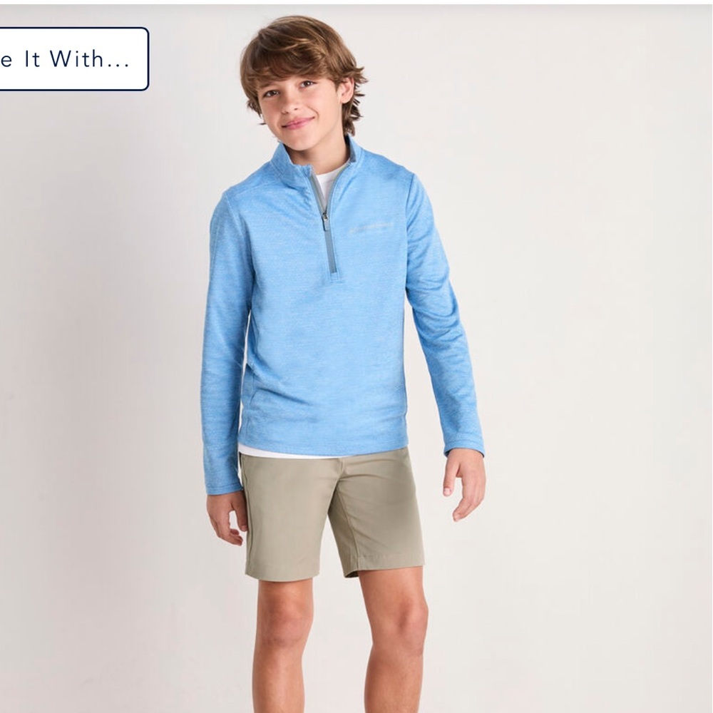 Boys Vineyard Vines On the Go Shorts in Khaki